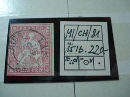 Strubeli 15  Rp, rosa, MI151b, gestempelt