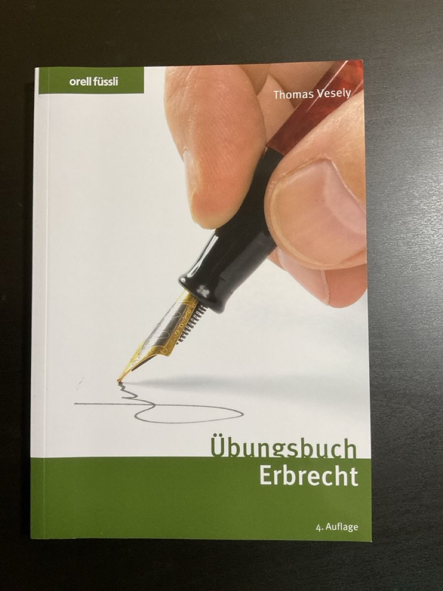 Libri: Übungsbuch Erbrecht, 4. Aufl. – Nuovo (secondo la descrizione) da Zürich venduto da chira___