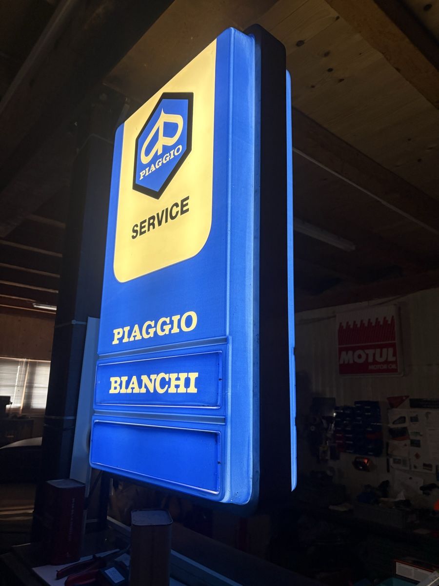 Lampade: Leuchtreklame Vespa Piaggio 70er Oldtimer  – Usato da Bassersdorf venduto da Zorromobi0 4