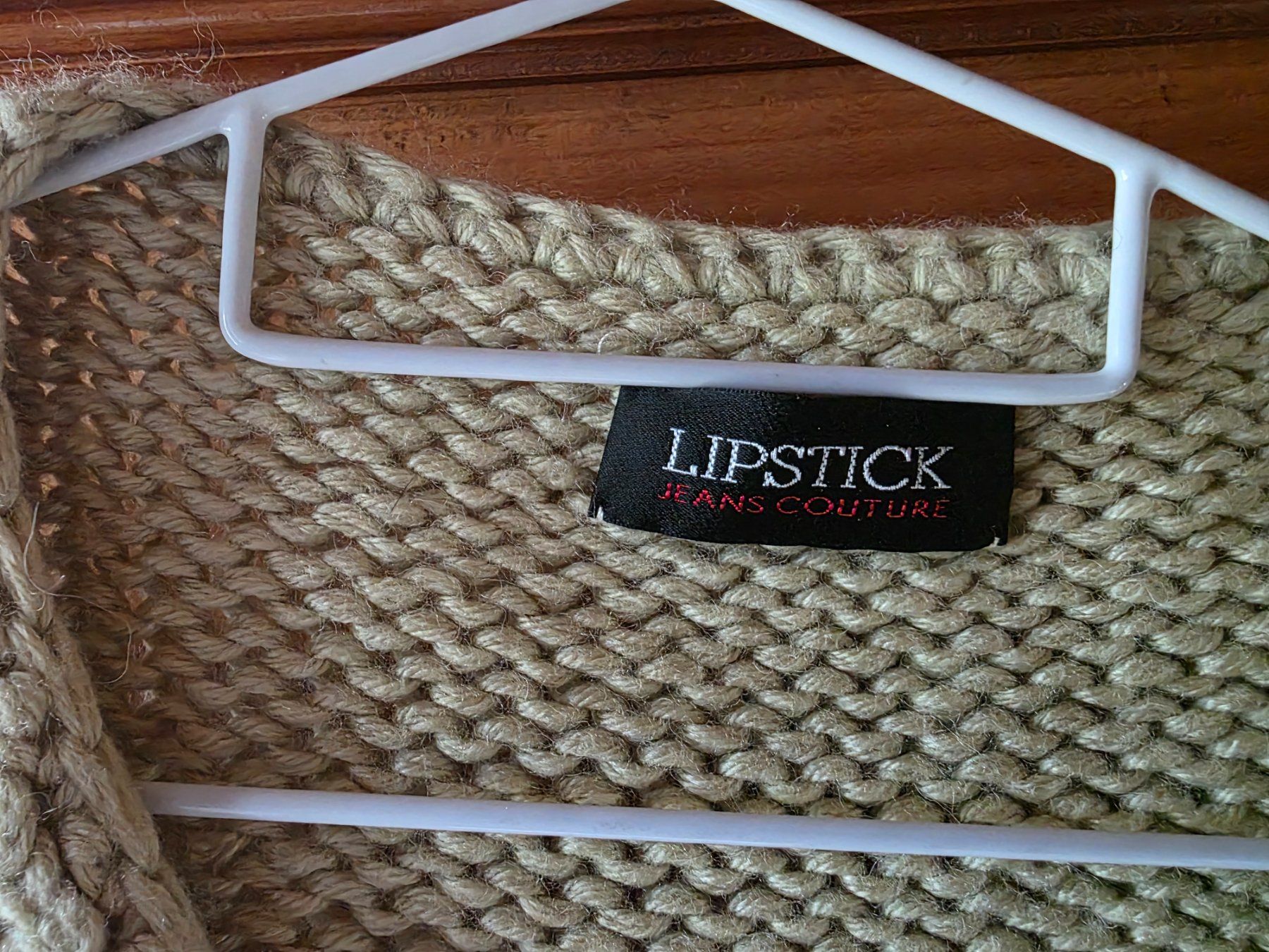 Maglioni & Felpe: Vintage Lipstick Jeans Couture Strick Wolle Pullover 42 – Usato da Walterswil BE venduto da Lonitti 1