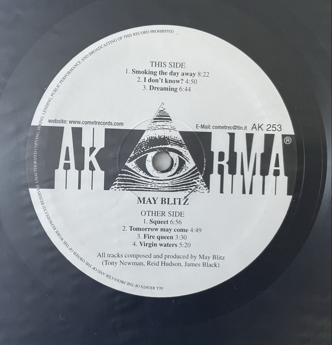 Schallplatten: May Blitz - same - AKARMA Vinyl LP – Gebraucht aus Olten von Bluespapst 3