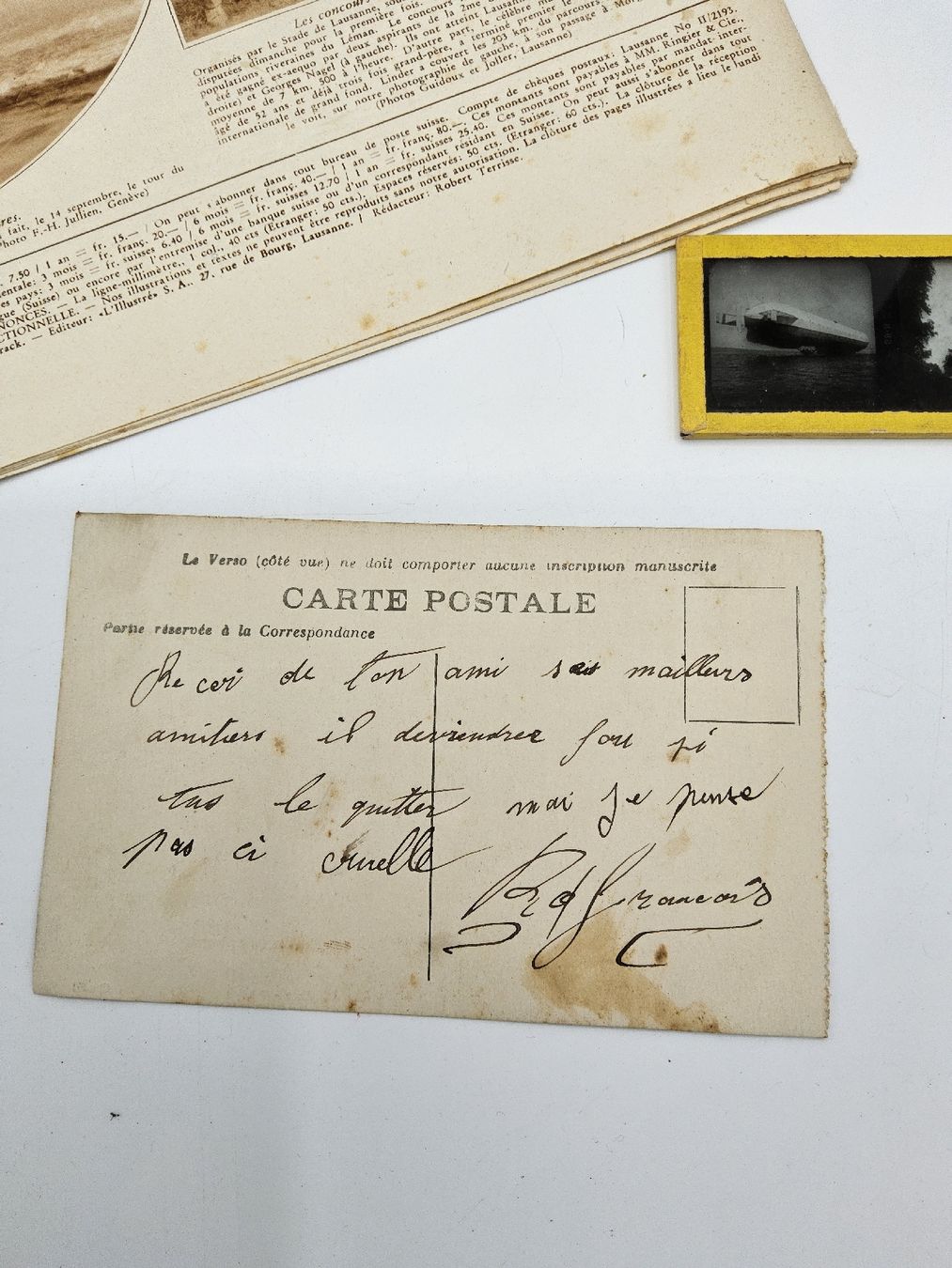 Riviste & Magazine: lot zeppelin ancien Genève – Usato da Bière venduto da vanessatrolliet 5