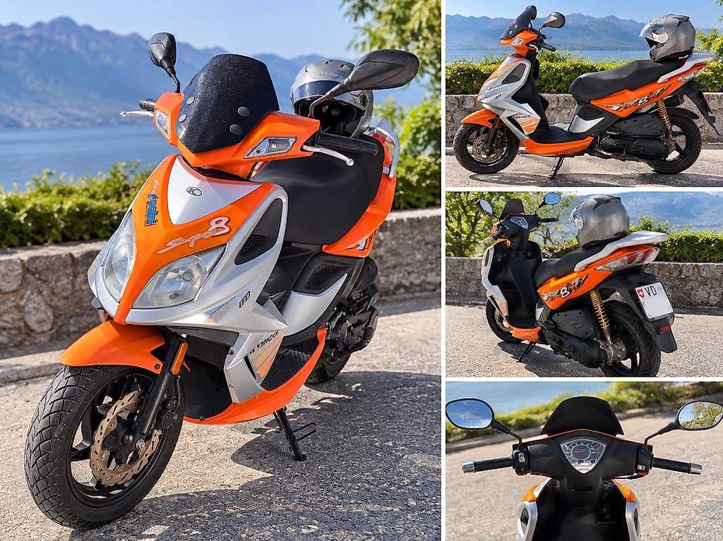 Scooters: Kymco 125 Super 8 – Gebraucht aus Eclépens von gra_bns2