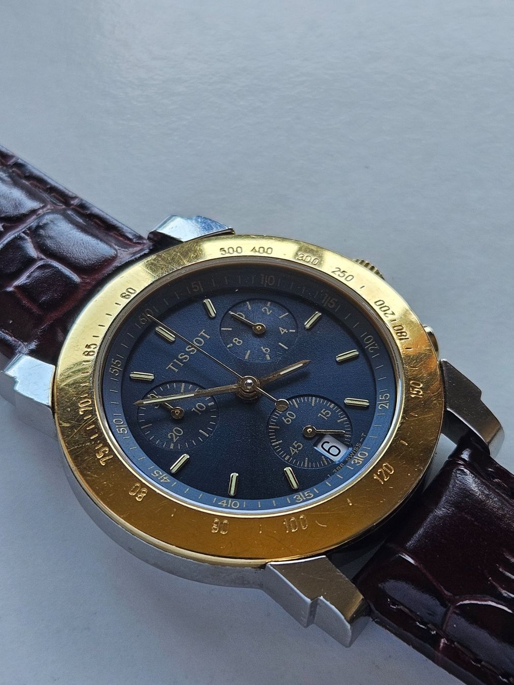 Tissot Orologi: 553 Tissot Chronograph Date Quartz – Usato da Berikon venduto da mmm21 1
