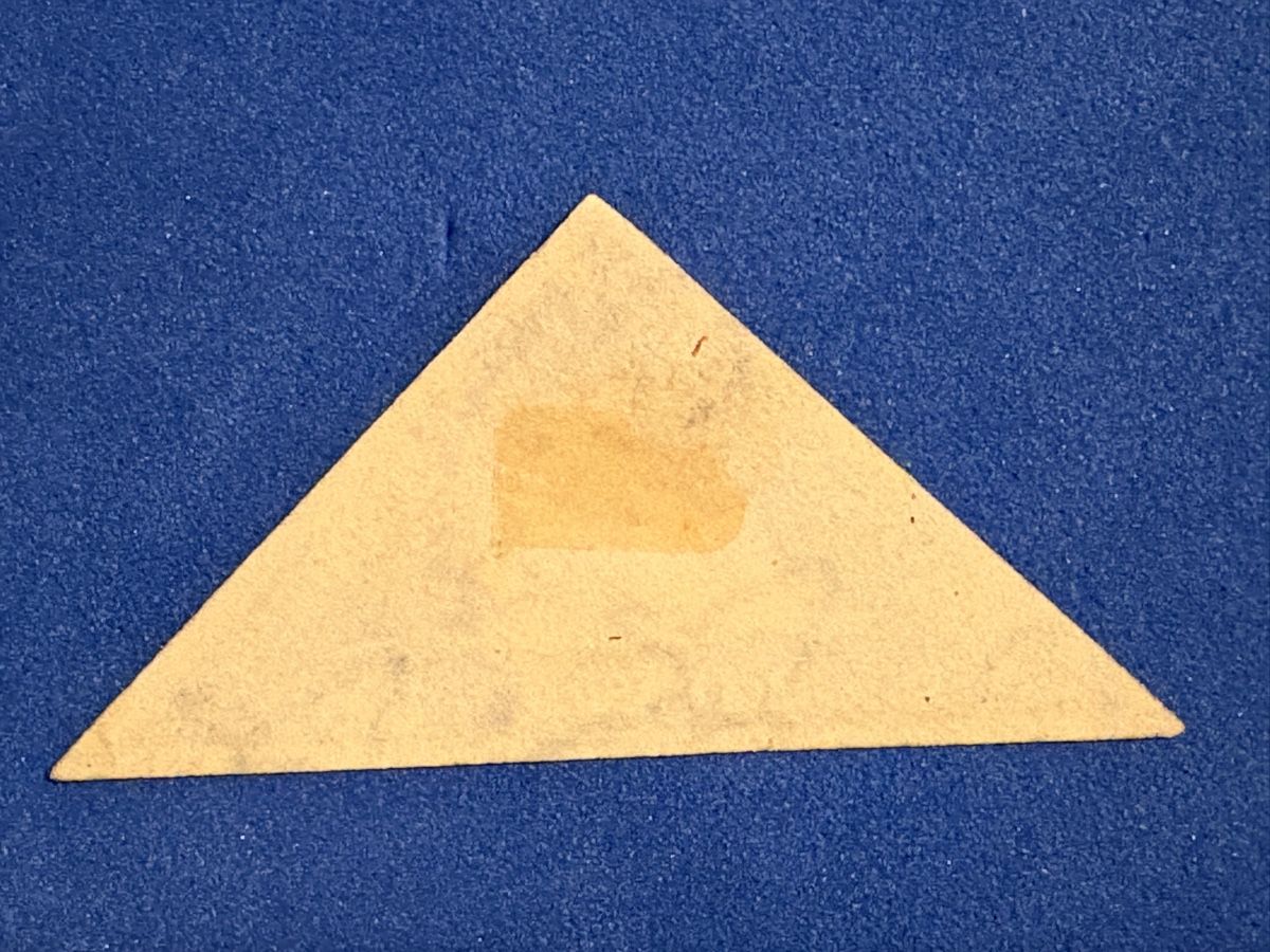 Alle Briefmarken: Timbre triangle SUIDAFRIKA 1 PENNY utilisé état d'usage – Gebraucht aus Carouge GE von irma016 1