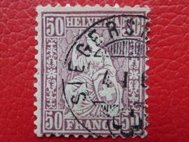 1882: Nr.51, ideal Vollstempel: SIEGERSHAUSEN TG, 800.-+