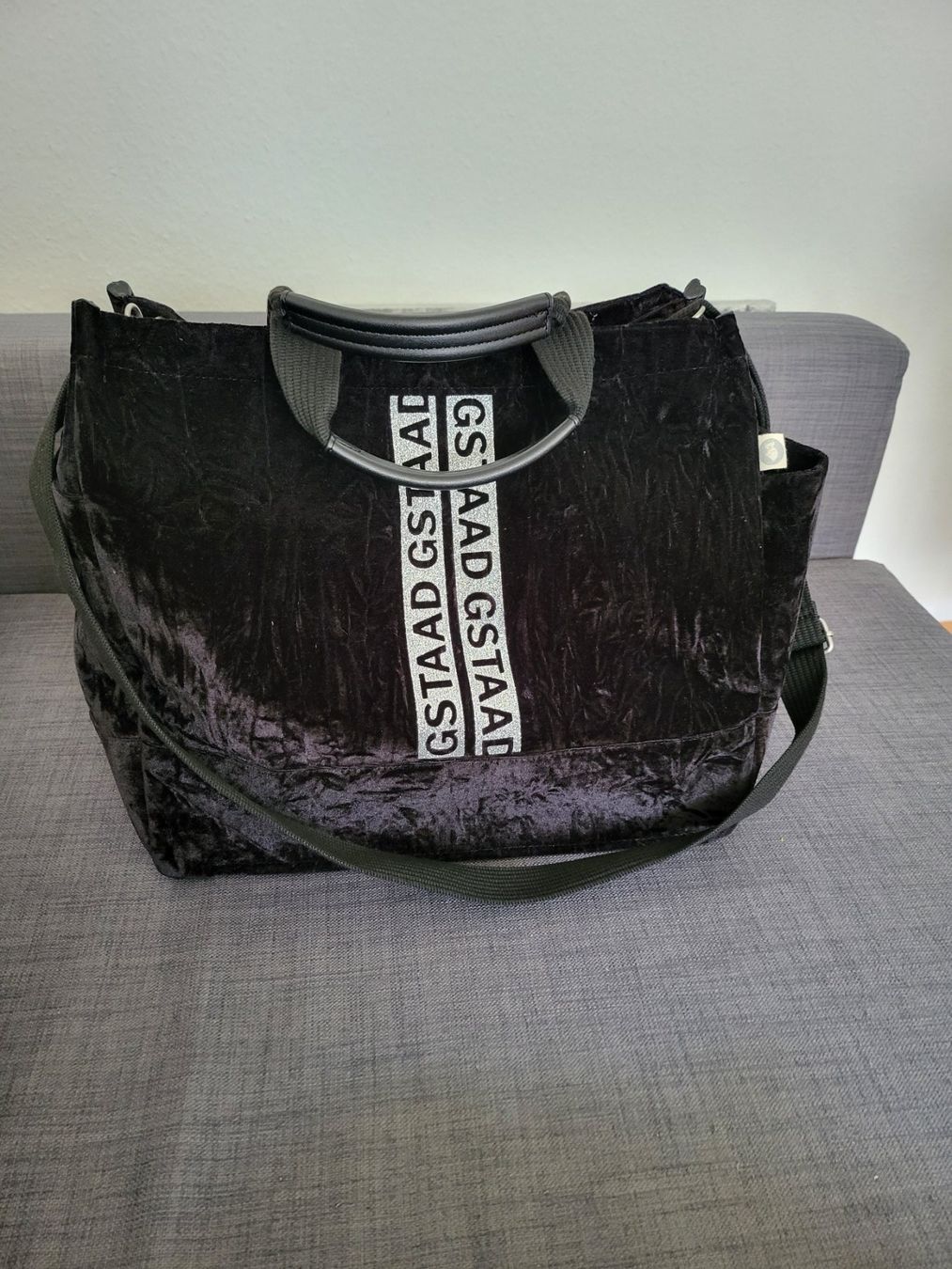 Borse: GSTAAD Tasche Samtstoff schwarz "Koala Kanvas" – Nuovo (secondo la descrizione) da Binningen venduto da Hofka64 1