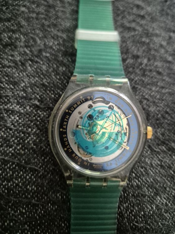 Swatch Orologi: Coole Swatch Automatik Uhr, Vintage, Grün - ein Hingucker – Usato da Binningen venduto da rom_9ls7 4