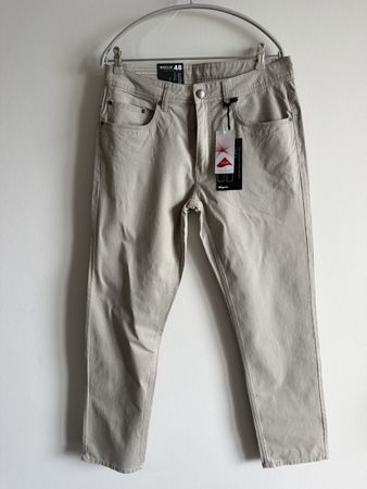 Pantalon Vögele TIM beige L32 W33 NEUF straight leg été 