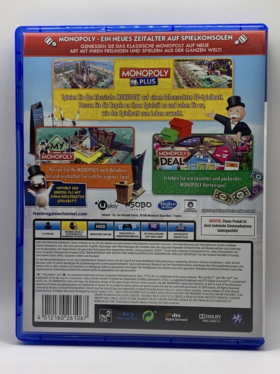 Sony Giochi: Monopoly Family Fun Pack - PS4 – Usato da Ostermundigen venduto da RG-Collector 1