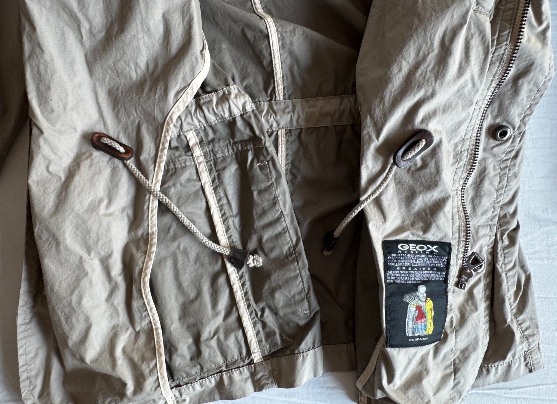 Geox Jacken: Geox Moderner Herren Jacke, Beige, M/L – Gebraucht aus Vilters von Sidsel_M 7