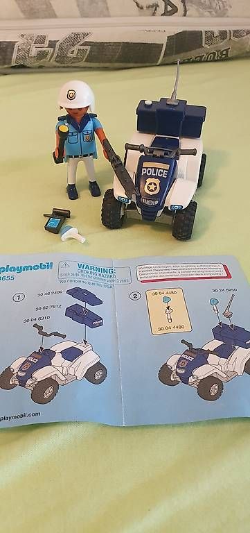 Playmobil Giocattoli: Playmobil Poilzei mit Quat – Usato da Uitikon Waldegg venduto da sgrimmer 1