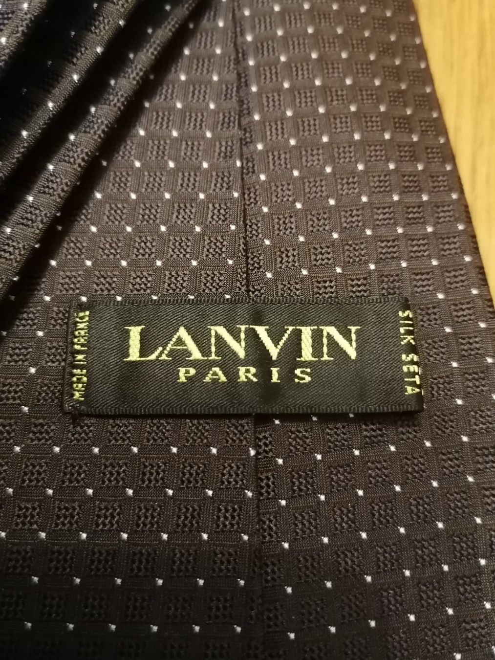 Lanvin Cravatte: Lanvin Paris Krawatte 100% Seide - Nr 244 – Usato da Basel venduto da vintagecollector 2