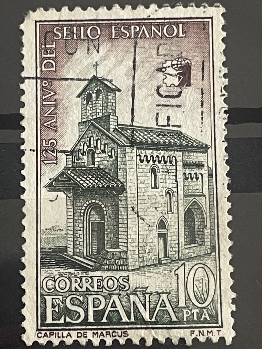 Tutti i francobolli: Briefmarke Spanien 10 Pta Capilla de Marcus gebraucht – Usato da Buchs AG venduto da fpatricia