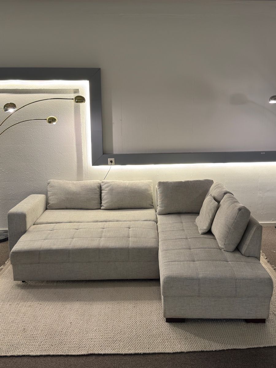 Divani: Ecksofa Hellgrau mit BettFunktion – Usato da Fehraltorf venduto da Sofalab.swiss 7