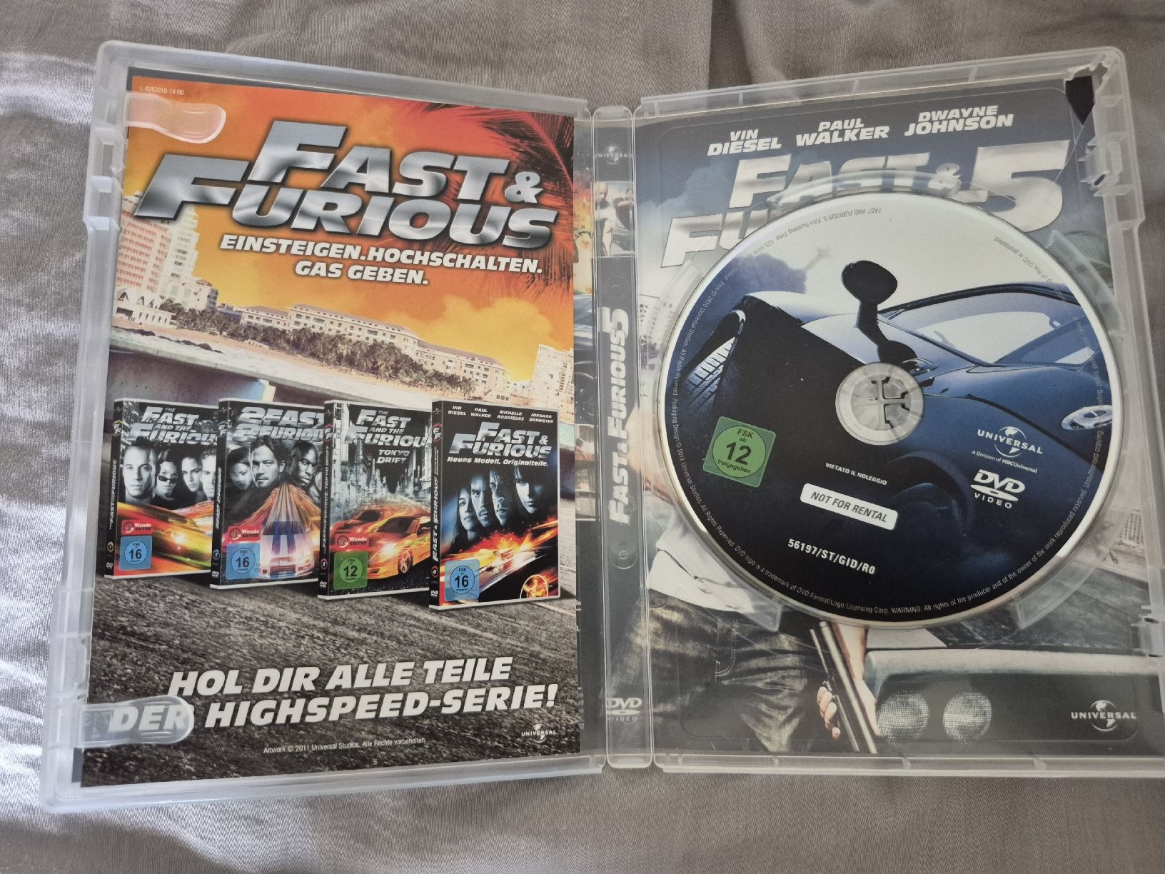 Tous les DVDs: Fast and Furious 5 – D'occasion à Emmenbrücke par Hobbyschweisser 1