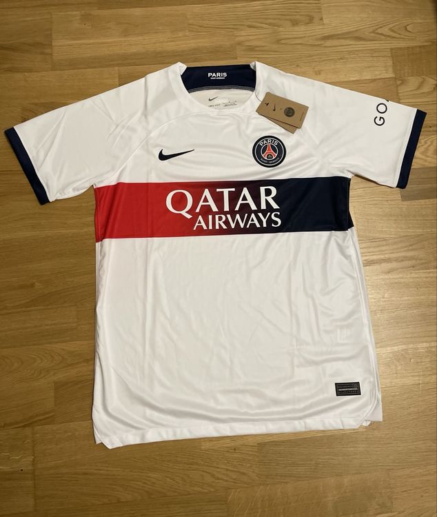 T-Shirt PSG Officiel Neuf Avec Étiquette - Taille L (ou M) - Bleu - Pour Supporters