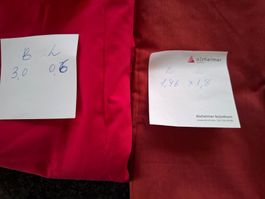 Roter Stoff, Restposten,Creation Baumann