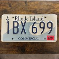 🇺🇸 U.S. Autoschild, Rhode Island 1BX 699 - ORIGINAL 