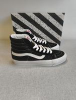Vans Sk8-Hi Lx Og Gr.38,5 Schwarz/Weiss