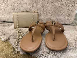 Sommer Set: Kurt Geiger Sandalen & Prüne Clutch