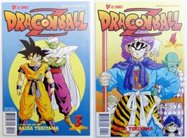 DRAGON BALL Z #3-4 TORIYAMA ENGLISH MANGA VIZ MEDIA 1998