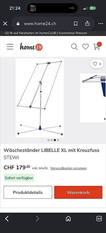 Stewi Stenditoi: STEWI Wäscheständer Libelle XL – Nuovo (secondo la descrizione) da Widnau venduto da aberhalter 1