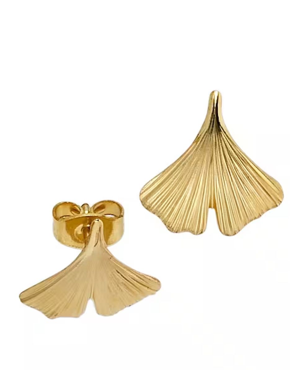Orecchini pendenti & Orecchini a lobo: Ohrstecker Ginko 375 Gold – Nuovo e nell'imballaggio originale da Hemmental venduto da Fantasie1