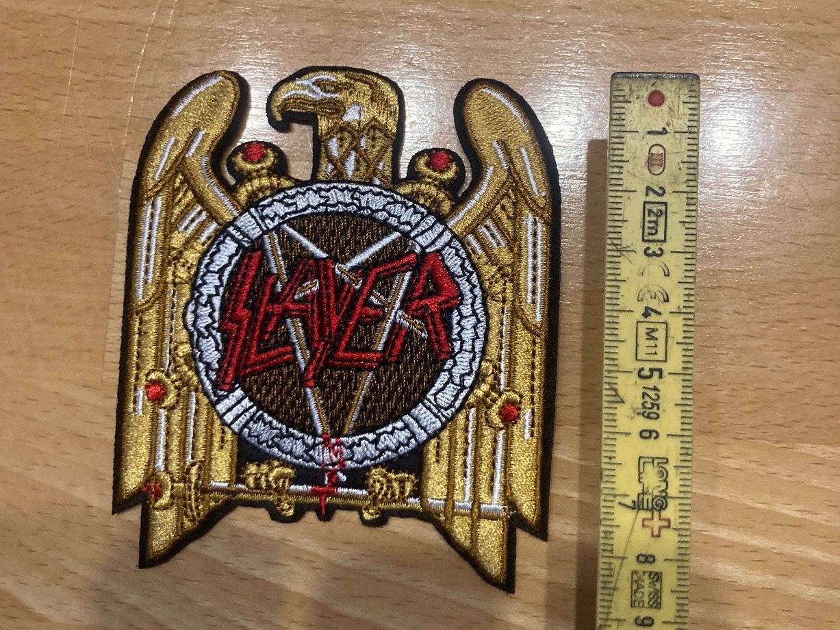 Toppe: Slayer -  Patch Sticker Aufnäher Rock Punk Metal 4 – Nuovo (secondo la descrizione) da Horn venduto da abutre72