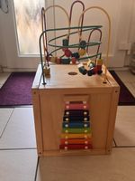 Motorikwürfel aus Holz mit Spieloptionen gebraucht