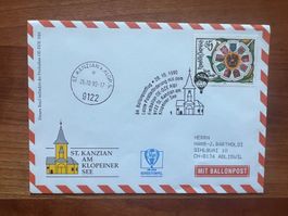 1990  84. Ballonpostbrief  A St. Kanzian (G2994)