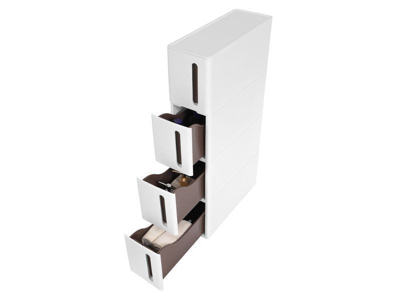 Cassettiere: Kommode mit 4 Schubladen, Weiss – Nuovo (secondo la descrizione) da Solothurn venduto da shiinnee 4