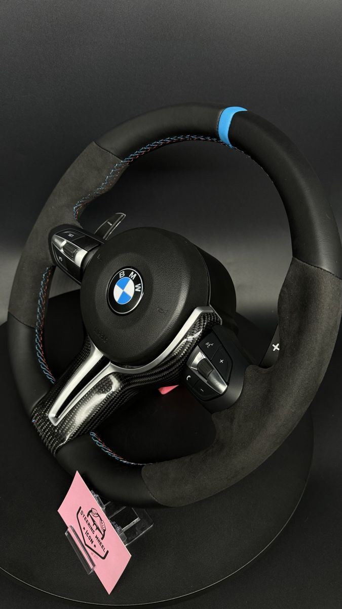 BMW Tutti pezzi di ricambio auto: BMW MPerfomance Lenkrad Alcantara/Leder – Nuovo e nell'imballaggio originale da Oensingen venduto da custom_lenkraeder 3