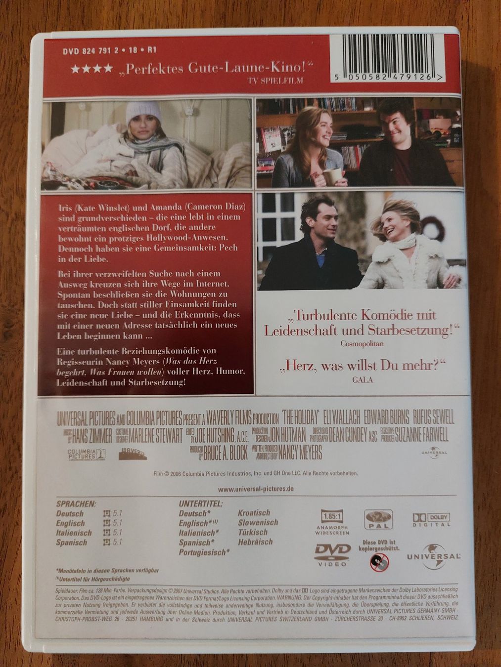 Alle DVDs: DVD - Liebe braucht keine Ferien – Gebraucht aus Rheinfelden von FilmAuktion 1