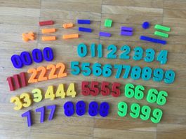 0 bis 9 Zahlen Magnete