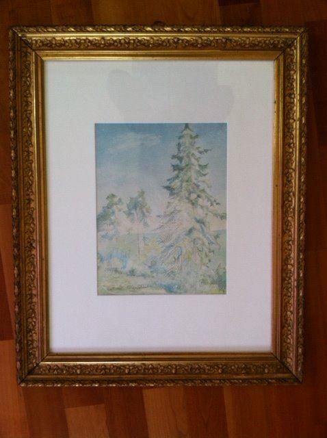 Dipinti: Gottardo Segantini, Originalgemälde – Usato da Einsiedeln venduto da artgallery59