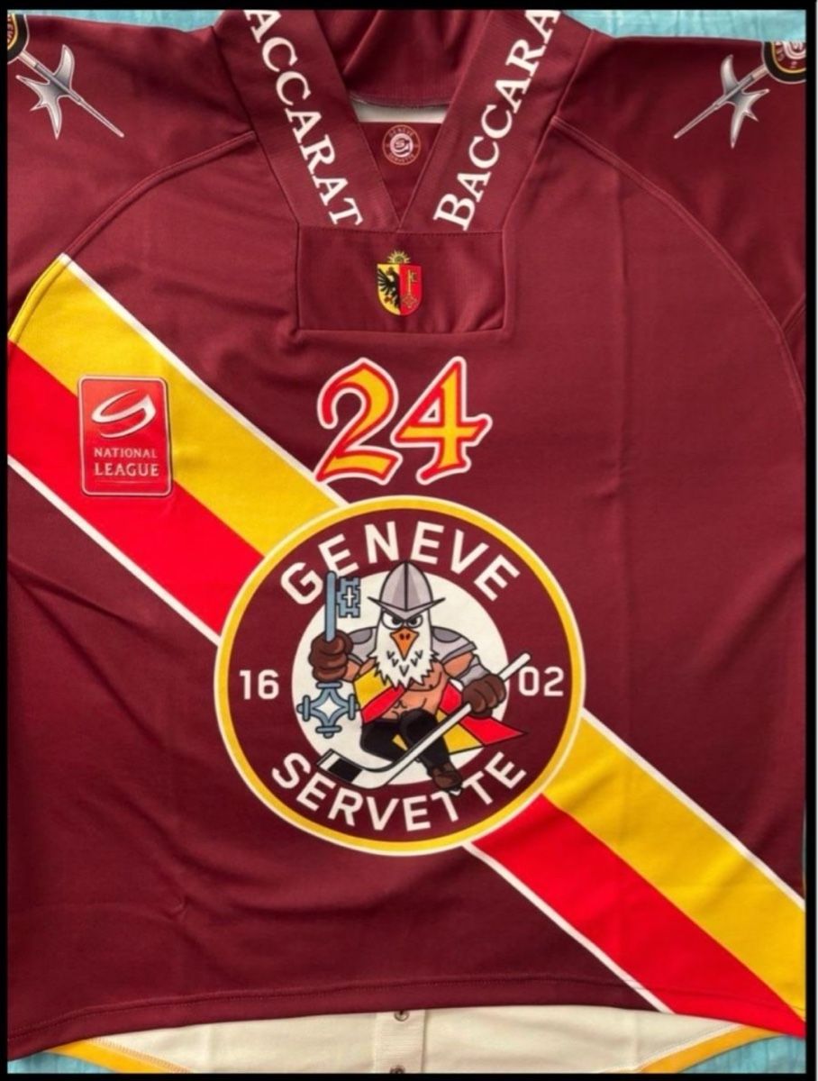 Gameworn Canottiere & Pantaloni: GE-Servette Game Worn Jersey – Usato da Gland venduto da Pyar0211 1