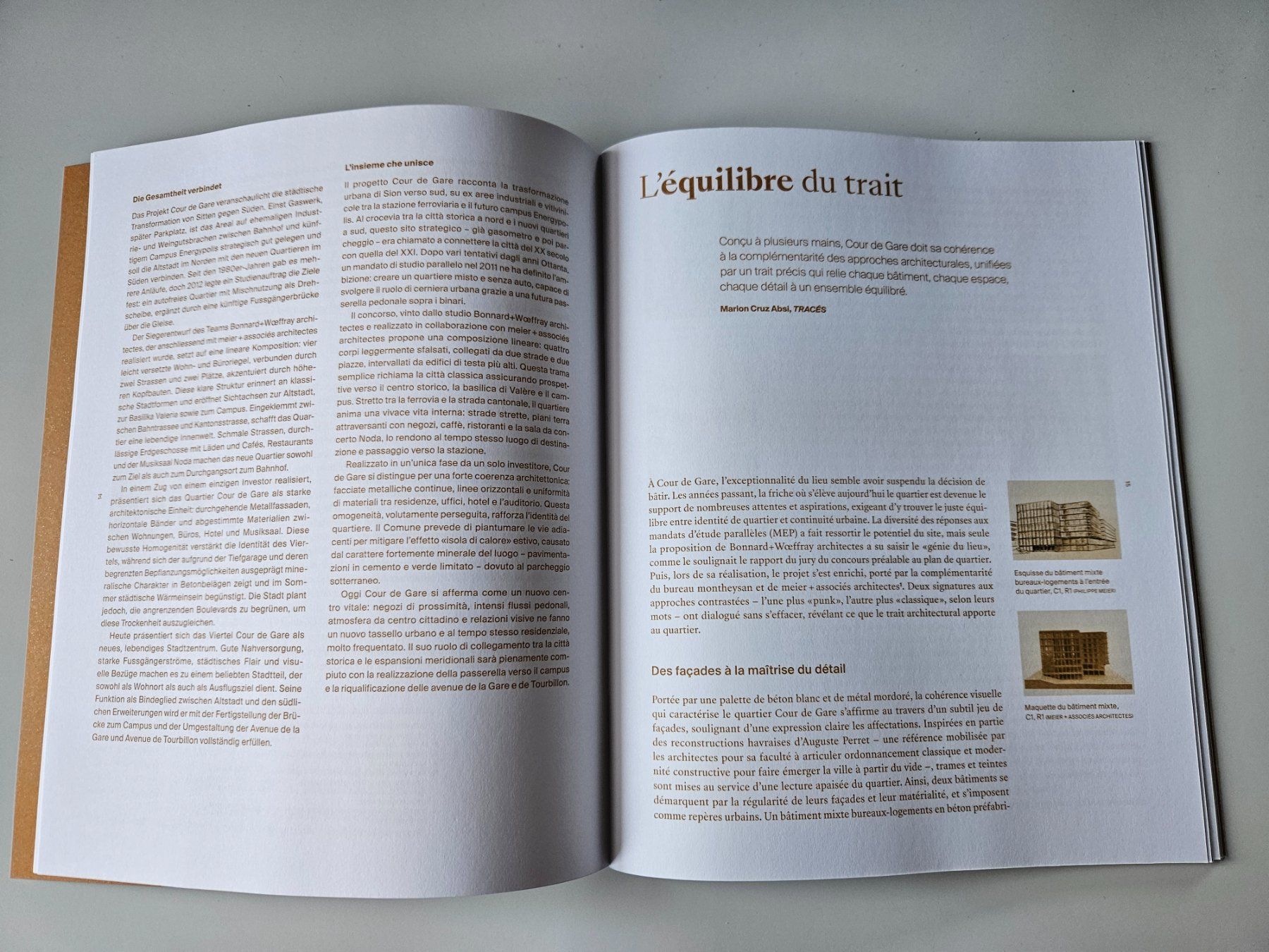 Libri: Quartier Cour de Gare à Sion - Espazium 2025 – Usato da Echandens venduto da annegug 1