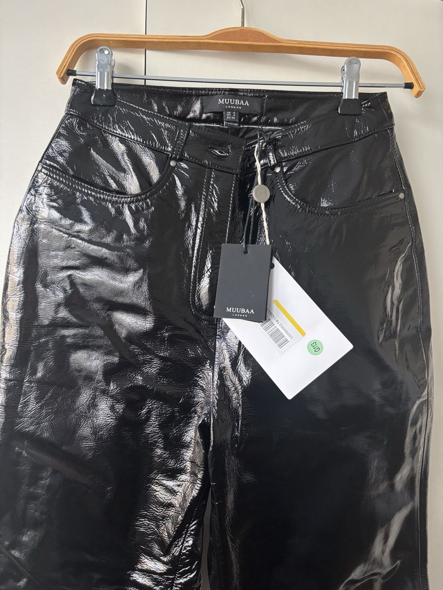 Pantaloni: MUUBAA patent-leather trousers – Nuovo e nell'imballaggio originale da Aarau venduto da banzinho 6