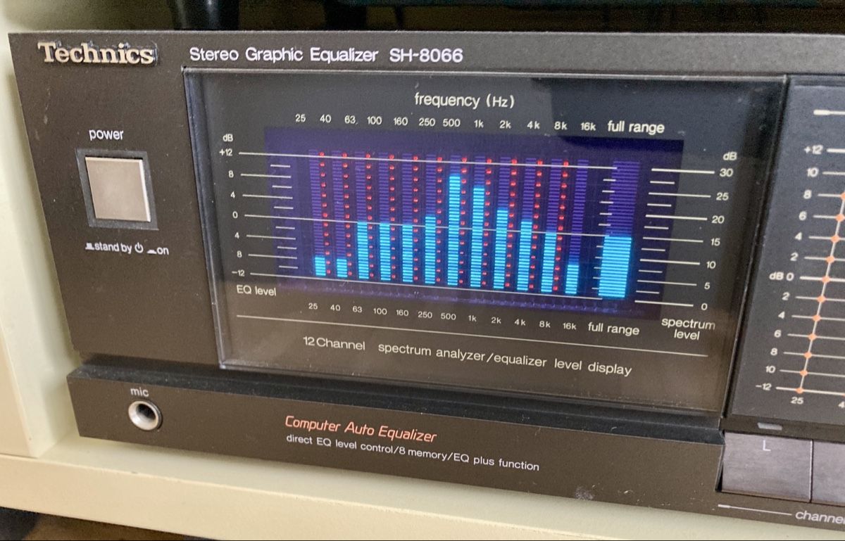 Technics Equalizzatori: Technics Stereo Graphic Equalizer SH-8066 – Usato da Winterthur venduto da dut_v9gs 3