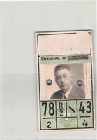 Steckenkarte der Städt. Strassenbahn WIEN 1943 Habermann
