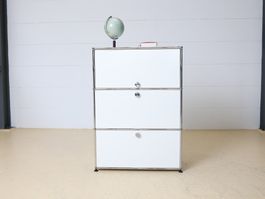 USM Haller Highboard | Reinweiss 1x3 | Neuwertig