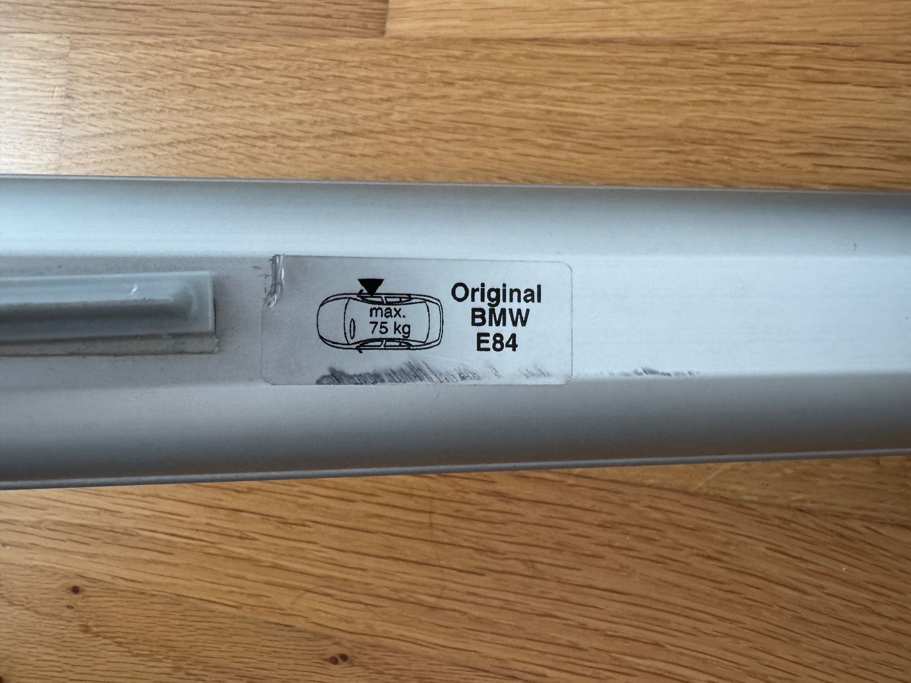 Portapacchi: Original BMW E84 Dachträger, zwei Abdeckkappen fehlen – Usato da Rombach venduto da Kickgoal 2