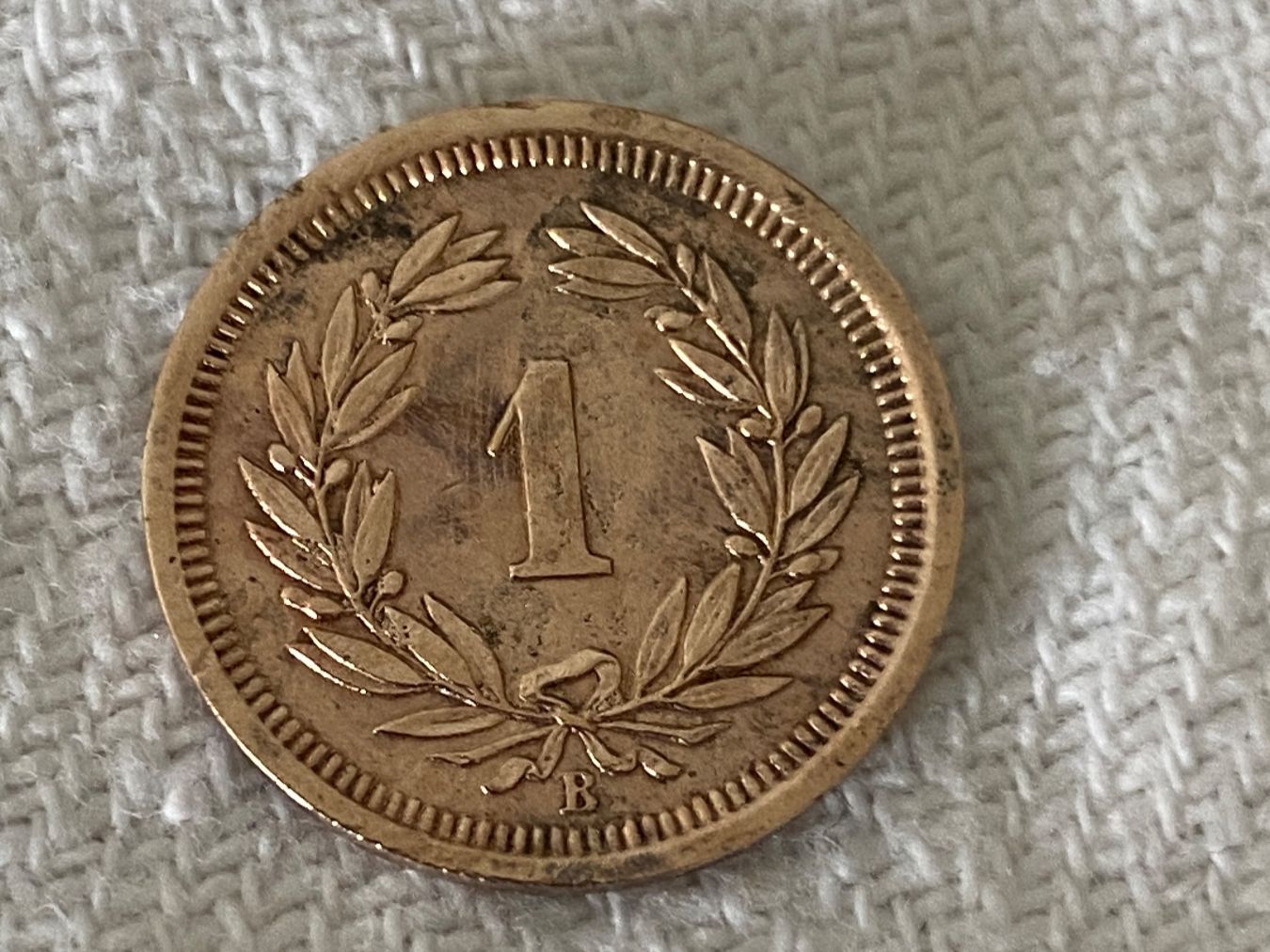 Tutti le monete: 1 centime/rappen 1887 – Usato da Nyon venduto da Ilmi09 1