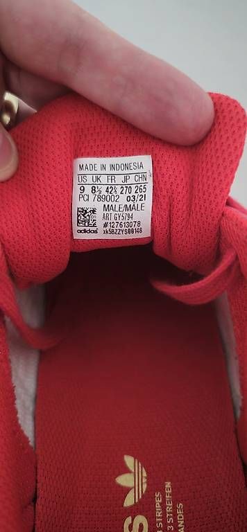 Scarpe da donna: Adidas Superstar rot weiss gold – Usato da Horw venduto da broklyn81 3