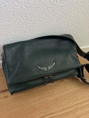 Sac rocky femme de coloris vert Zadig & Voltaire