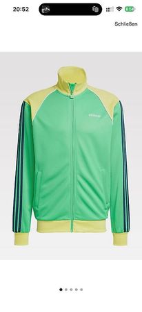Adidas Trainingsjacke grün gelb (M) NEU