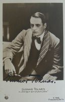 Gunnar Tolnaes (1879-1940) Schauspieler - Autogramm