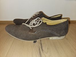 Roberto Santi Lederschuhe, Braun, Grösse 45
