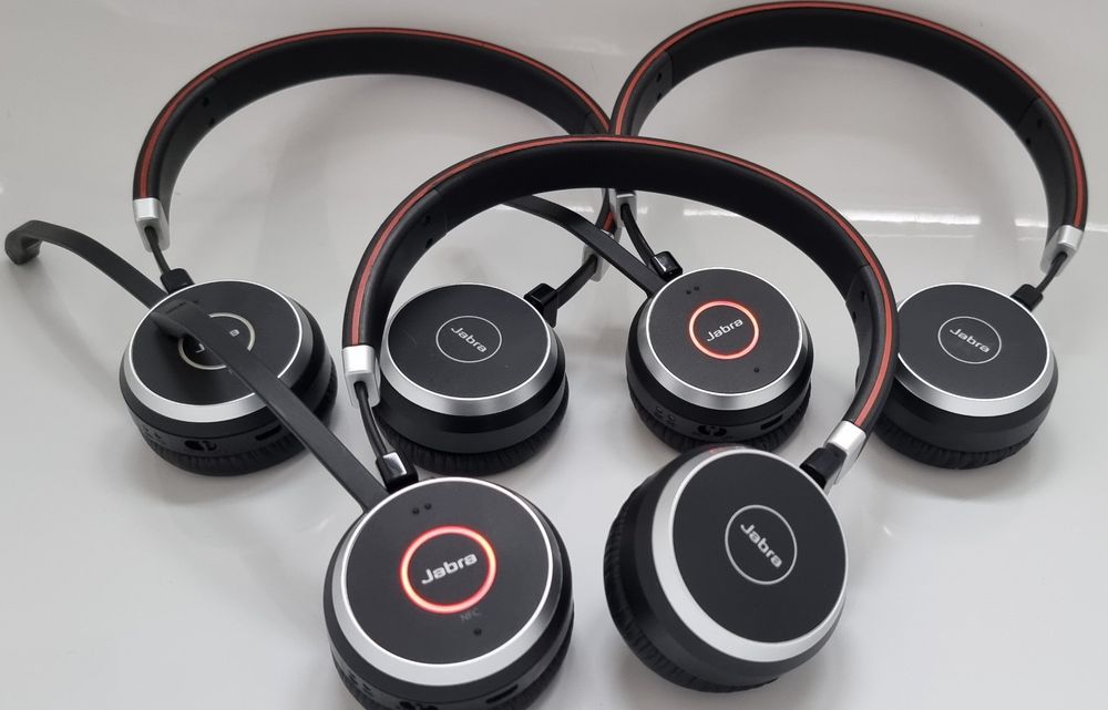 3×Headset Jabra Evolve 65 - Kabellos